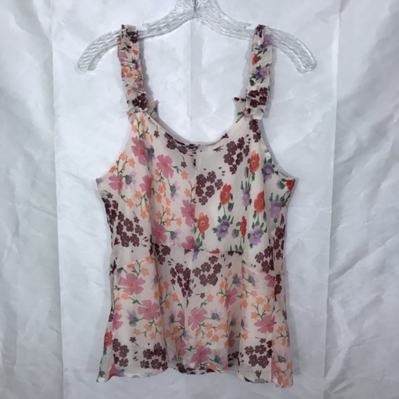 Lucky Brand Ruffle Floral Tank - Picture 5 of 5